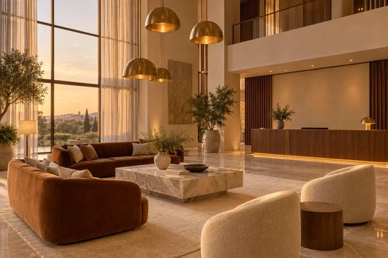 Salón de recepción con aromas para eventos